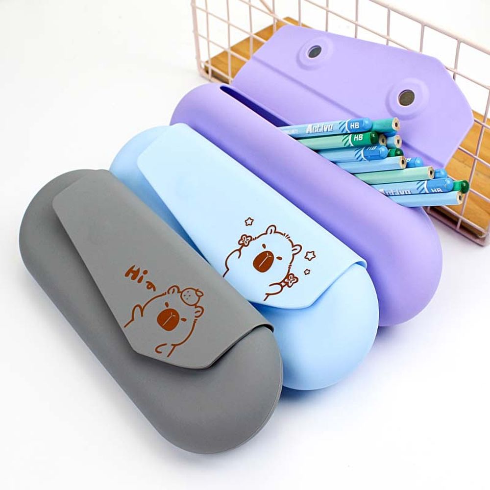 Пенал силиконовый 22 х 8,5 х 3,5см Разноцветный Unison (QS-2026)