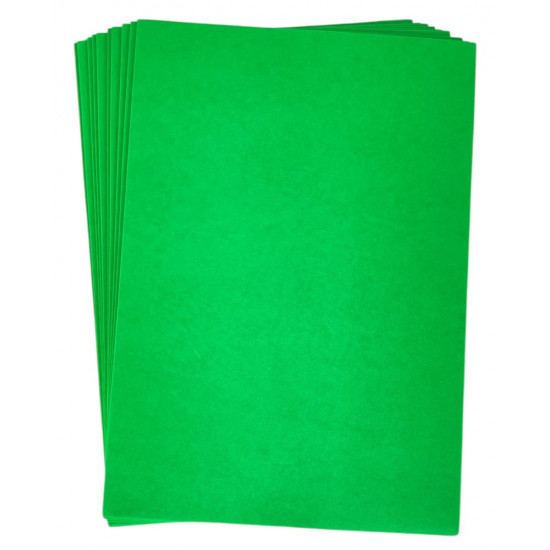 Фоаміран 20 х 30см, 1,5мм, 10 листів, Світло-зелений Зелений Josef Otten (15A4-7046)