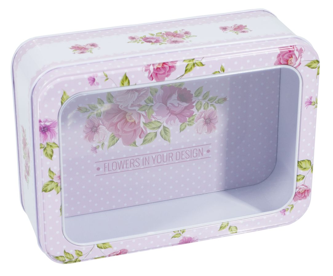 Подарункова коробка MT-147-03, металева з прозорою кришкою, прямокутна, 12.5x8.5x4.5cm/14.5x10.2x5.5cm/18.6x13.3x6.5cm, 3шт. в наборі (MT-147-03)