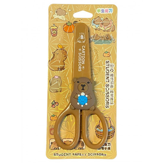 Ножиці  14см в пластиковому чохлі "Капібара" в блістері (9105-CB)