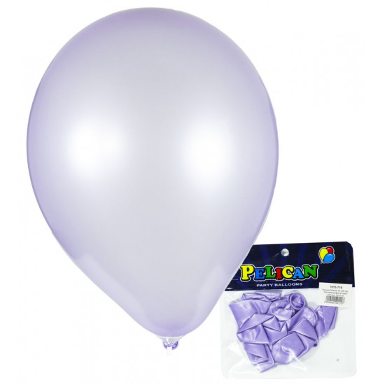 Кульки Pelican 10' (26 см), перламутр фіолетовий світлий, 10шт/уп Фіолетовий Pelican (815718/1010-718)