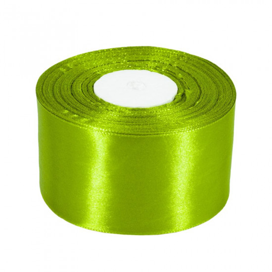 Атласная лента 5см (±5мм) x 33м Зеленый Marill (LA5033-95)