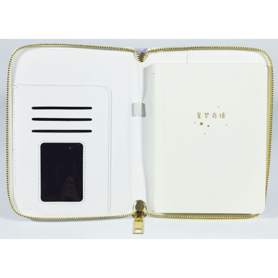 Блокнот LB36K44-3048, 36K,  шкірзам хлястик, 112 аркушів 4 диз (LB36K44-3048)