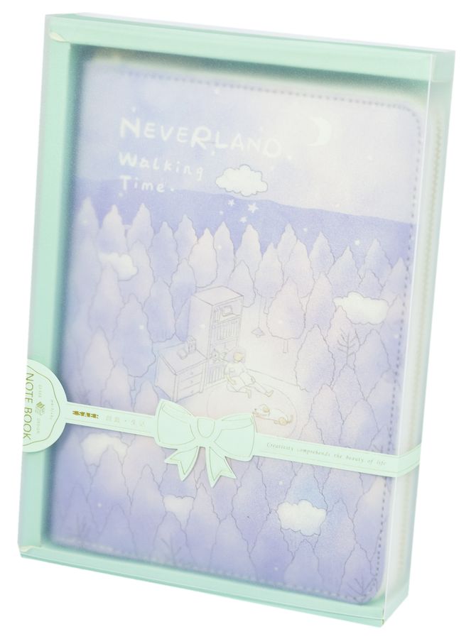 Блокнот LB36K44-3048, 36K,  шкірзам хлястик, 112 аркушів 4 диз (LB36K44-3048)