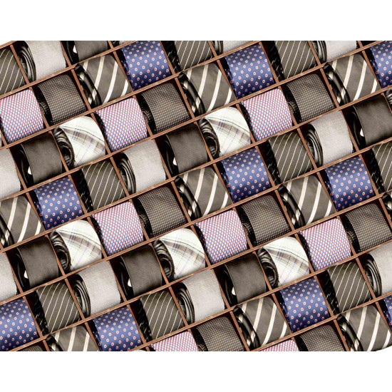 Папір пакувальний крейдований 80г 10 листів - 100 х 70см Різнокольоровий Unison (PVM10-202)