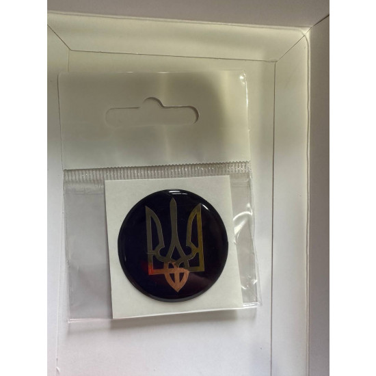 Наклейка   об'ємна 3D  "Герб України" ,  -35мм (SSU-1015)