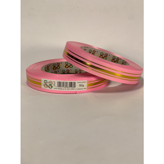 Стрічка пластикова 2см х 45м Рожевий Unison (PAS20 -pink)