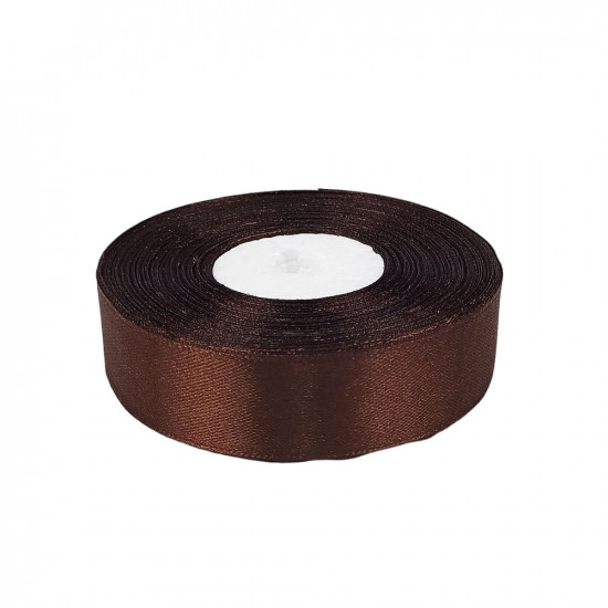 Атласная лента 2,5см x 33м Коричневый Marill (LA2533-32)
