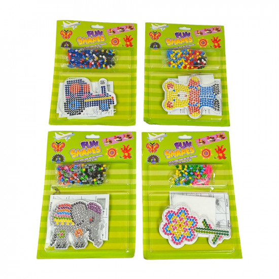 Набор для творчества "Собери Термо-мозаику" 13 х 16см, 6 видов Разноцветный Без бренда (4963.)