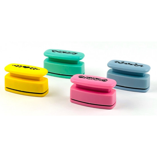 Дірокол фігурний L-6,5см "Візерунки" 24 види (829-М-24)