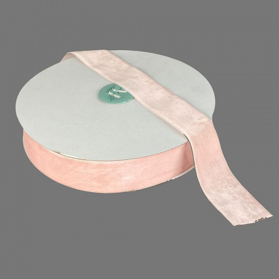 Оксамитова стрічка  4 см (±5мм) х 30 ярдів Рожевий Marill (D00840-   06)