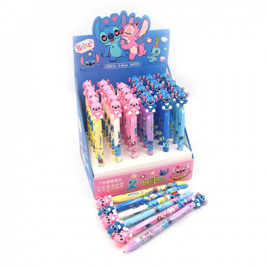 Ручка гелева "ST"L 0,5мм, синя, mix Різнокольоровий (AE012-2)