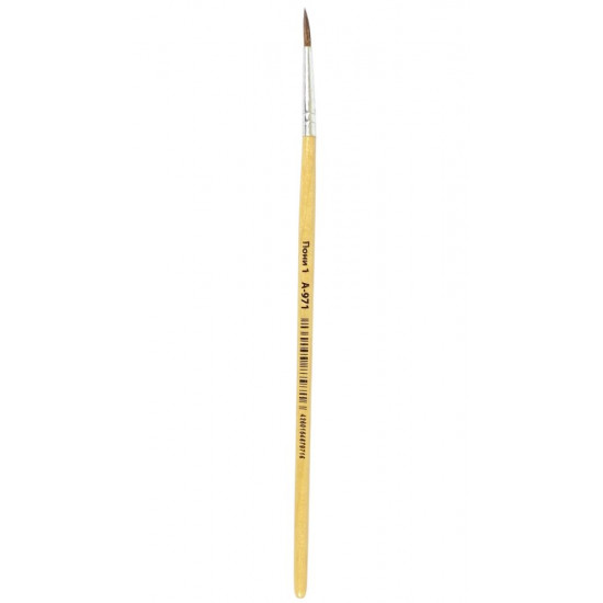 Пензлики  №1 поні, лакований корпус (A-971)