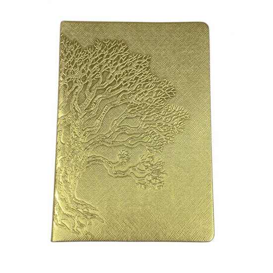 Щоденик датований лінія "Дерево" А5, 168 сторінок (110709DL gold)