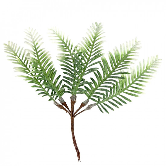 Добавка ялинки  4,5 х 13 см, зелена (6 шт ) (с30612)