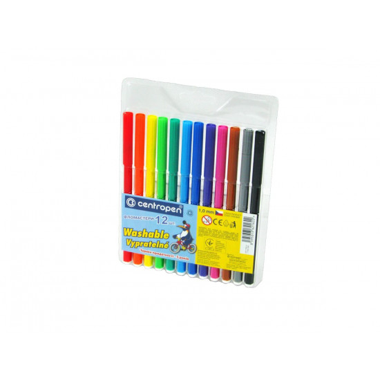 Фломастер centropen (12 кольорів) (7790/12)