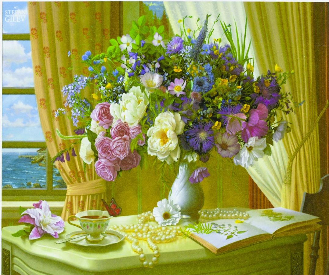 Картина за номерами "Натюрморт" 40 * 50см, крас.-акрил, кисть-3шт. (6121)