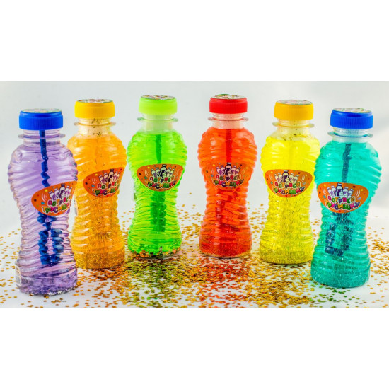 Бульбашки мильні ТРУСИШКА 300мл, неонові з глітерним або перламутровим наповнювачем Різнокольоровий Unison (T 300)