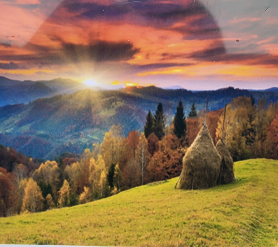 Картина за номерами "Осінь в горах" 40 * 50см,  OPP , крас.-акрил, кисть-3шт. (5051Y_O)