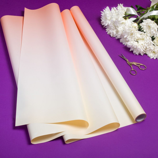 Плівка перламутрова Pastel Diamont silk Gradient, 60см х 7м Бежевий Unison (PPG-9)