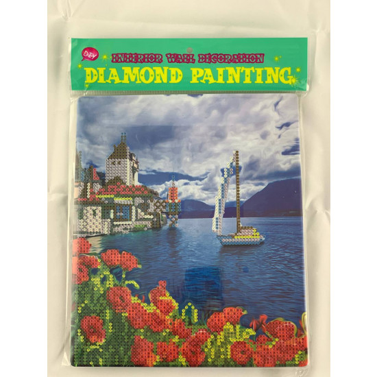 Алмазная мозаика 21 х 25см "Море" Разноцветный Без бренда (D21259)