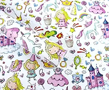 Бумага для упаковки подарков 10 листов - 100 х 70см 50г Разноцветный Unison (PCZ10070-10-502)