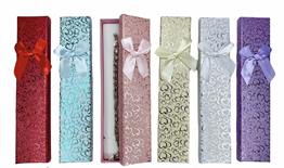 Подарункова коробка ювелірна 4 х 21см 12шт/уп мікс Різнокольоровий Unison (JB-022)