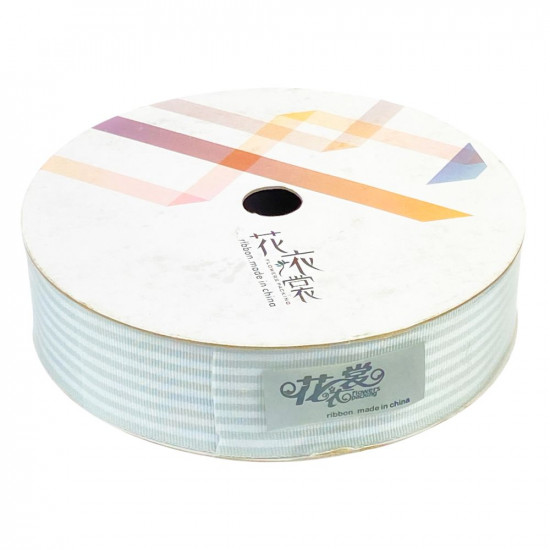 Стрічка декоративна смугаста 28мм х 25м (R.HJSD   gray)