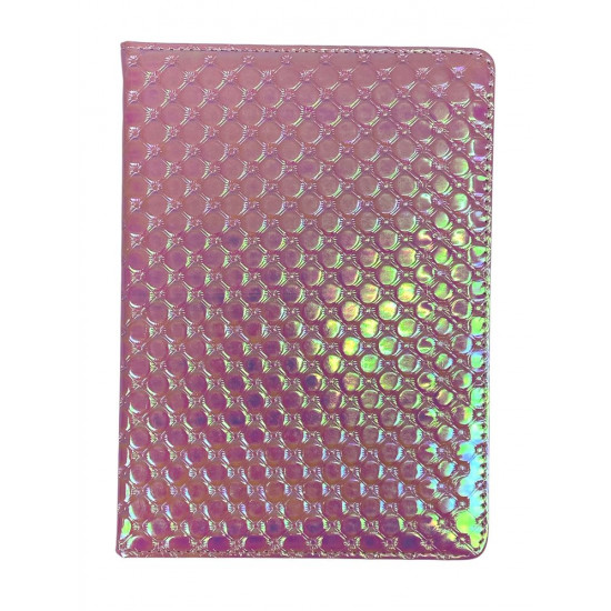 Щоденник шкір/зам 24 х 17,5см Голографічний стьобани (0025-7)