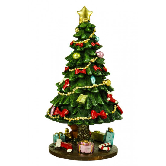 Новорічний сувенір «Ялинка» з мелодією 13 х 13 х 23 см (L00765)