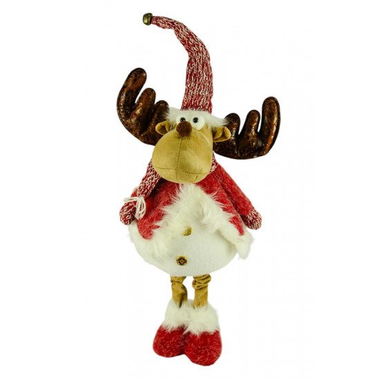 Новорічна м'яка іграшка "Новорічний Олень" 78 см (L01146.1)