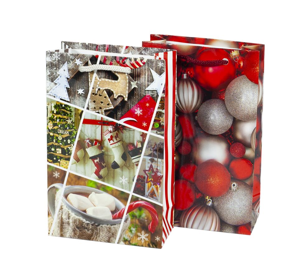 Пакет подарунковий новорічний 130г, 11 х 18 х 5см Unison (PVM111805-5)