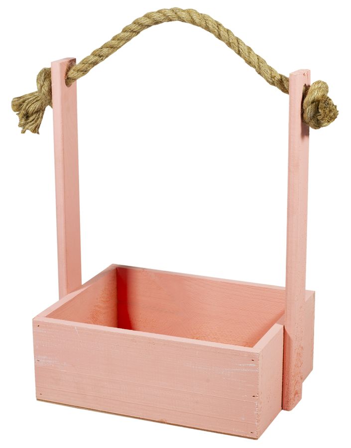 Ящик коралл деревяный  BW-07 (25х19х9,5см H-35) (BW-07 coral)