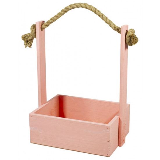 Ящик коралл деревяный  BW-07 (25х19х9,5см H-35) (BW-07 coral)