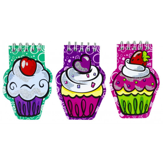 Блокнот "Тістечко" дитячий , 6,5x10,0см, 10 аркушів Різнокольоровий Josef Otten (1315)