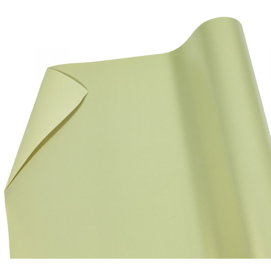 Плівка 0,6х9м, з золотим напиленням для квітів двостороння світла олива (PTGD-08)