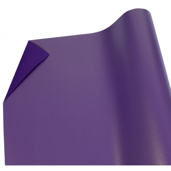 Плівка 0,6х9м, з золотим напиленням для квітів двостороння темно-фіолетовий (PTGD-15)