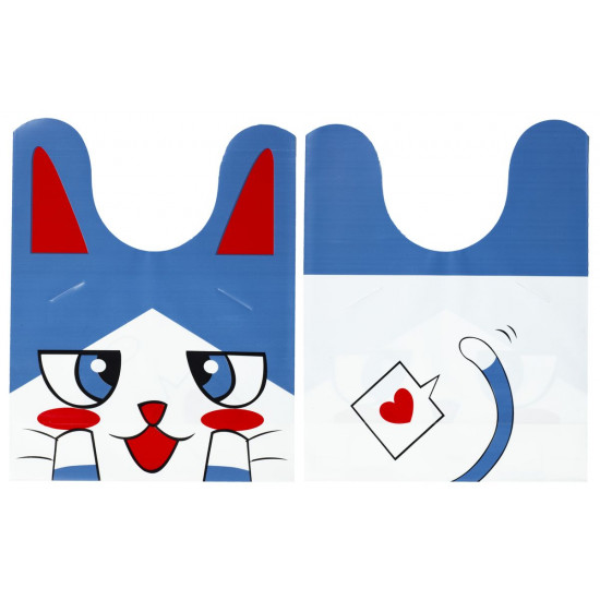 Пакет поліетиленовий котик з  вушками 18х14х5,5 см, 50шт. в упак (575-5-1)