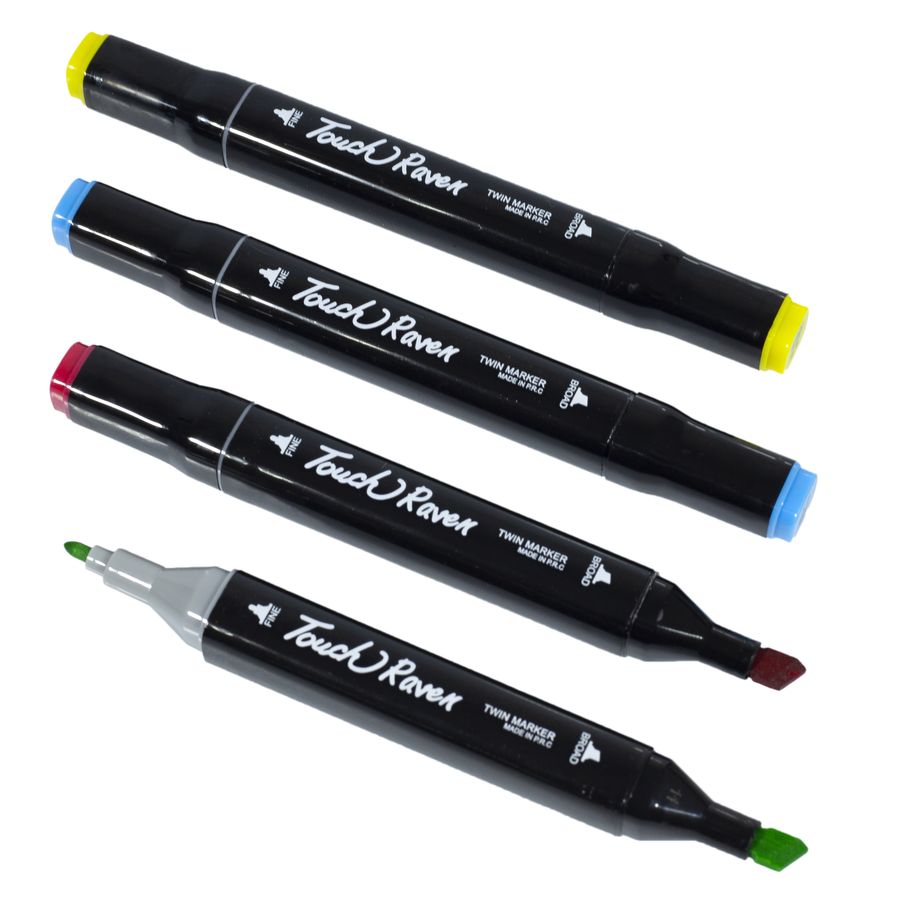 Набор скетч маркеров двуст-них, скошеный круглый наконечник, 48 цветов (48- Touch)