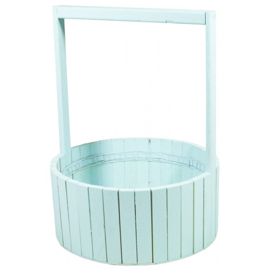 Кошик бірюза дерев'яний  BW-300    41х30х13см (BW-300 turquoise)