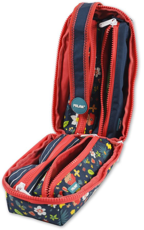 Мультипенал з наповненням  08872FW TM "MILAN" (3 ручки, 13каранд., 12 флом., 1 лінійка, 1ластик, 1 точ) (08872FW)