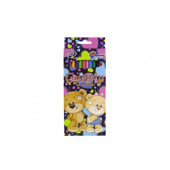 Олівці пластик. "Мишки" 12 кол., В картоні, європ. J. Otten (1051AY-12)