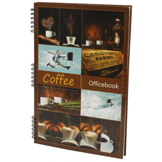 Блокнот  А4 Т/П офсет, пружина, 80 аркушів (A4-80 спираль)