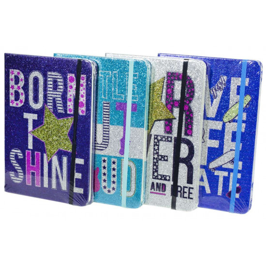 Блокнот на рез. Блискітки "Style" 14,5 * 21см А5 P96 70g COLOR / box (2010-А5)