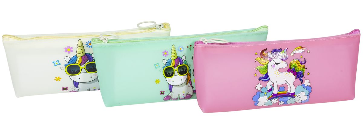 Пенал силіконовий трикутний 19 х 7 х 3,5 см Unison (P2377)