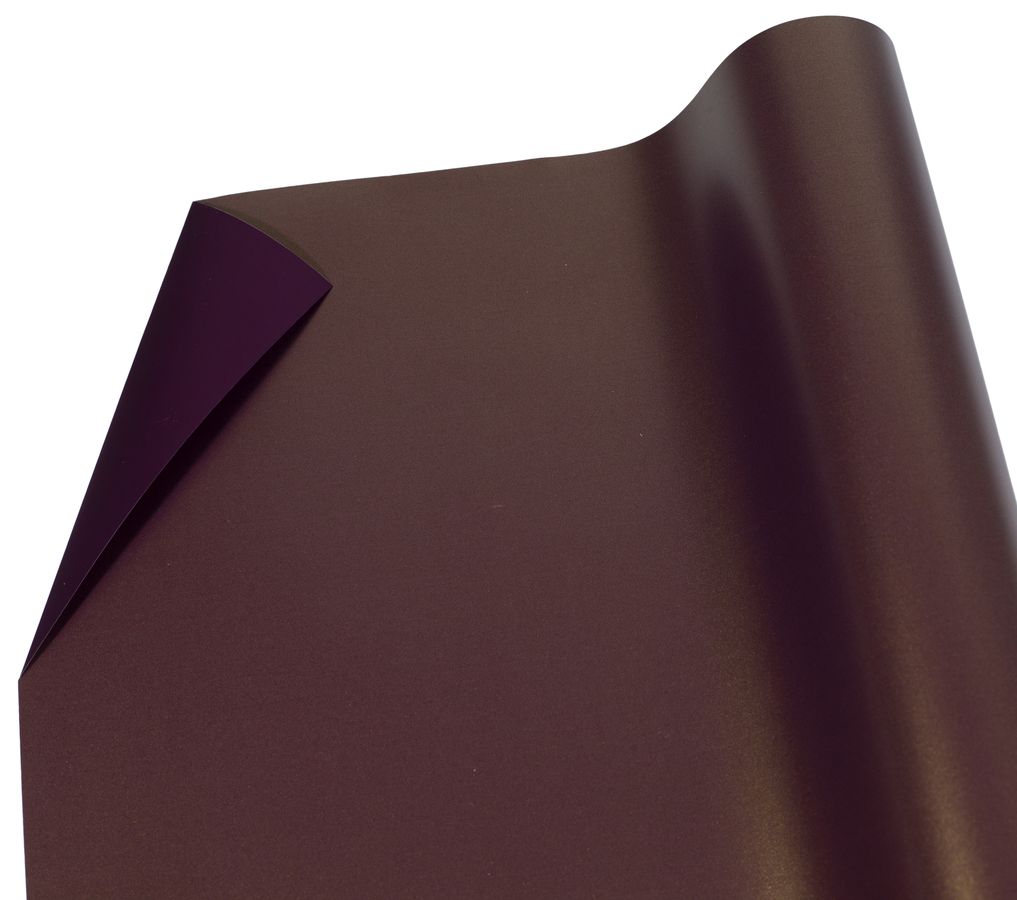 Плівка 0,6х9м, з золотим напиленням для квітів двостороння бордо (PTGD-19)