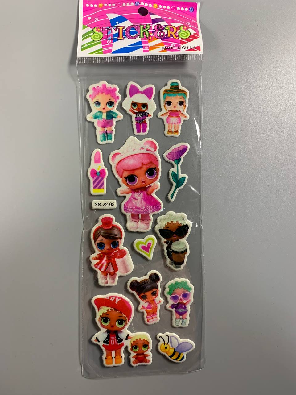 Наклейка  21х7 см Різнокольоровий Unison (XS-022-02)