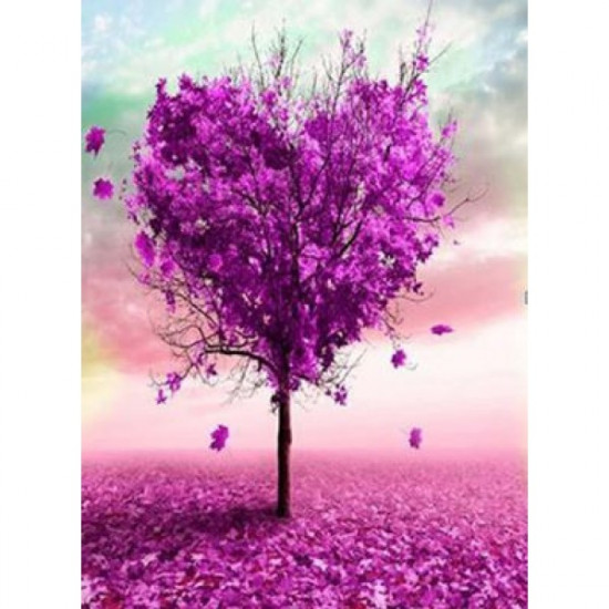 Картина за номерами "Дерево у цвіті" 40 * 50см, крас.-акрил, кисть-3шт. (1 * 5) (9255EPH_B)