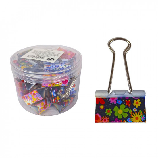 Биндер 25мм "Цветы" Разноцветный Unison (5387-25)