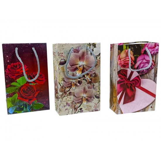 Подарочный пакет микс 17х26х8см (PVM172608mix)